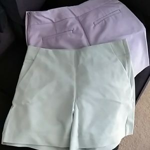 Two pair Maurices pastel high waist shorts